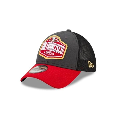 San Francisco 49ers Gorra | New Era NFL Draft 39thirty Stretch Fit Cap Mexico - Grises